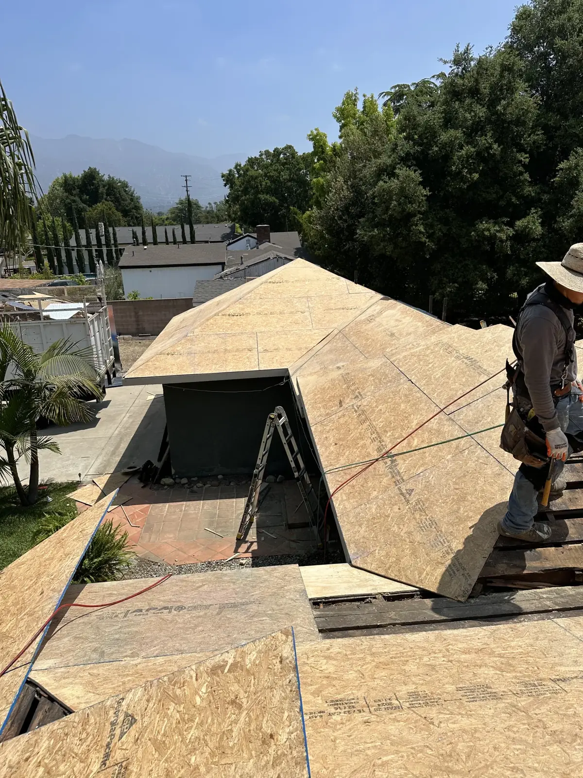 Licensed roofing contractor installing a premium roof in San Jose, California