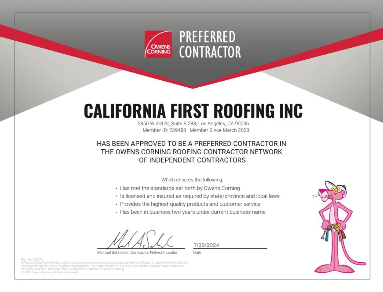California First Roofing installation crew